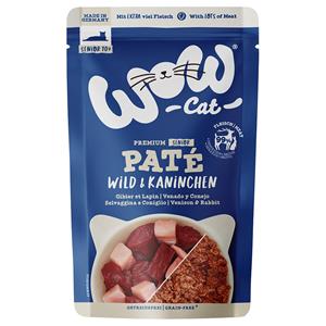 WOW Cat 12x 125g  Senior Paté wild & konijn kattenvoer nat