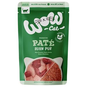 WOW Cat 12 x 125 g  Adult Kip Pur kattenvoer nat