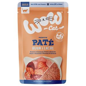 WOW Cat 12 x 125 g  Adult kip & zalm kattenvoer nat