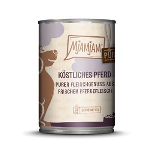 MjAMjAM 6 x 400 g  puur vleesgenot heerlijk paard puur hondenvoer nat