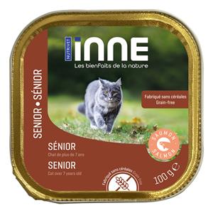 Nutrivet 16x100g  Inne senior katten zalm natvoer