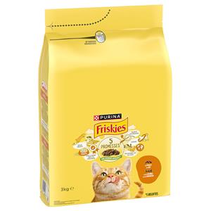 Friskies 3kg PURINA  Adult kat met kip en groenten droogvoer voor katten