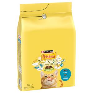 Friskies 3kg PURINA  Adult kat met tonijn en groenten droogvoer voor katten