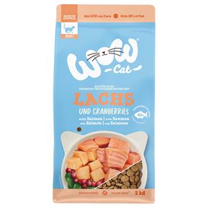 WOW Cat 2kg  Adult met zalm droogvoer voor katten