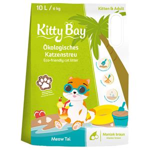 Kitty Bay 10L KittyBay Meow Tai Kattenbakvulling Bruin Maniok