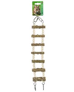 Boon Ladder/Brug Hout + Kralen 29CM