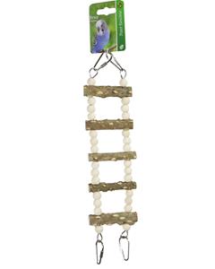 Boon Ladder/Brug Hout + Kralen 37CM