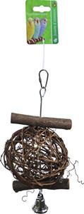 Boon Stok Hout met Bal en Bel L - 22CM