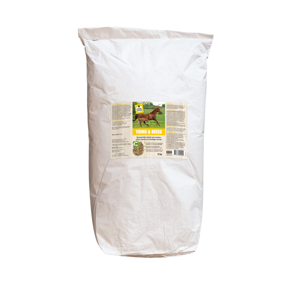VITALstyle Paardenmuesli Young&Breed 15 kg