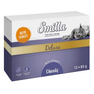 Smilla 12x85g  Deluxe Hapjes met Kalkoen en Spinazie