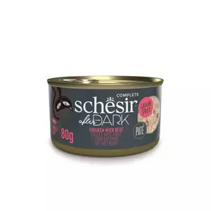 Schesir after Dark kip en rund paté bouillon 80g