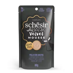 Schesir after Dark Velvet mousse kip en eend 80g