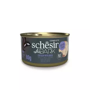 Schesir after dark kip en eend paté 80g