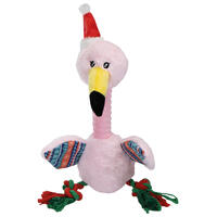 Kerstflamingo met touw