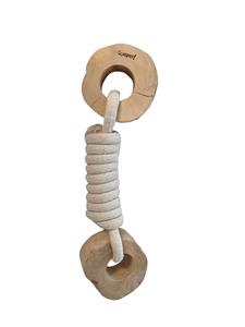 Quapas! Dog Toy Coffeewood Circle Double