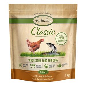 Lukullus 1kg  Classic Kip & Zalm Honden Droogvoer