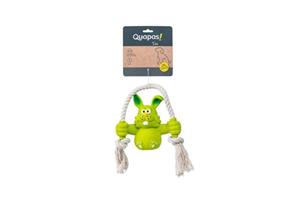 Quapas! Dog Toy Fun Dier met Touwtjes Konijn