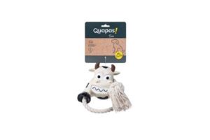 Quapas! Dog Toy Fun Dier met Touwtjes Koe