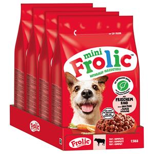 Frolic 6kg (4x1,5kg)  Mini Rund droogvoer voor honden