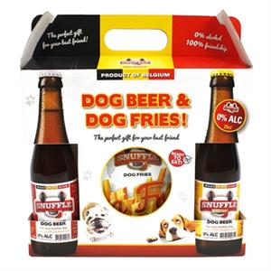 SNUFFLE gift box hondenbier en patat (1100 GR)