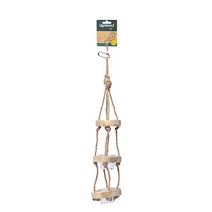 Quapas! Bird Toy 3 Tier Java Trunk Feeder