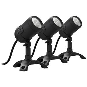 Oase 87501 Vijverbelichting Set van 3 stuks Energielabel: G (A - G) LED 4 W Zwart