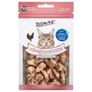 Dokas 15g  Kippenhartjes Gevriesdroogde Kattensnacks