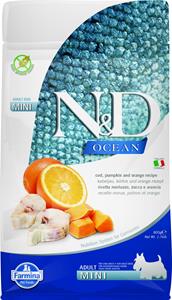 N&D Ocean hondenvoeding Kabeljauw met Pompoen small breed 800 gr.