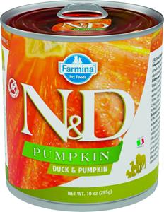 N&D Pumpkin natvoeding voor de hond Eend 285 gr. - per 6 stuks