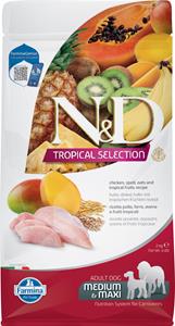 N&D Tropical hondenvoeding Kip medium/maxi 2 kg