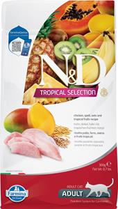 N&D Tropical kattenvoeding Kip 300 gr.