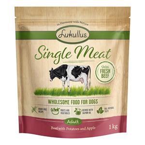 Lukullus 1kg  Single Meat Rund (Graanvrij) Honden Droogvoer