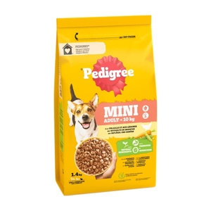 Pedigree Adult Mini Gevogelte en Groenten 1,4KG