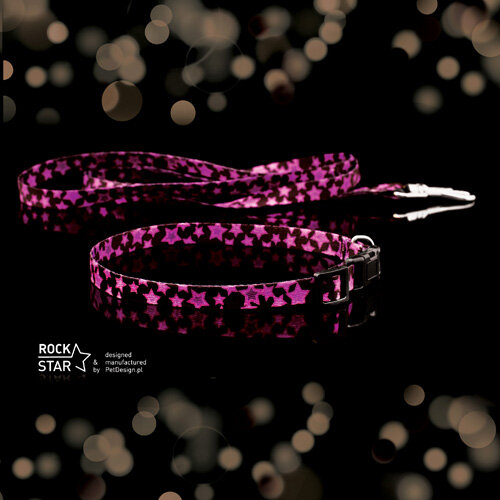 PetDesign Looplijn Rock Star Purple - 120 cm x 10 mm