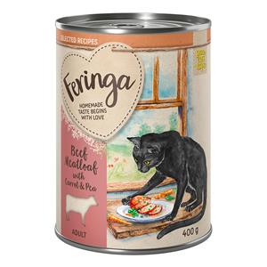 Feringa 6x400g Gehaktbrood met Wortel en Erwten  Selected Recipes Katten Natvoer