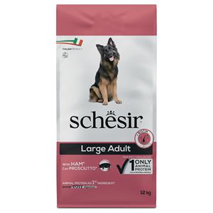 Schesir 12kg  Dog Large Adult met ham droogvoer voor honden