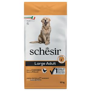 Schesir 12kg  Dog Large Adult met kip droog hondenvoer