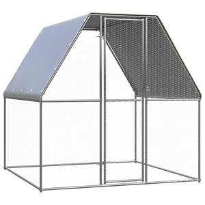 VIDAXL Outdoor-hühnerkefig 2x2x2 M Verzinkter Stahl