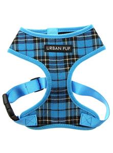 Urban Pup Blauw Tartan Hondenharnas L