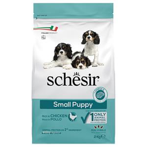 Schesir 2kg  Dog Small Puppy met kip droogvoer