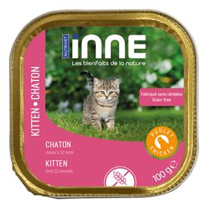 Nutrivet 11 + 5 Gratis!  Inne Kat 16 x 100g - Kitten met Kip (16 x 100g)