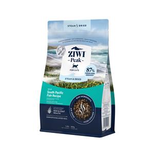 Ziwi Peak Steam&Dried kattenvoeding Vis 800 gr.