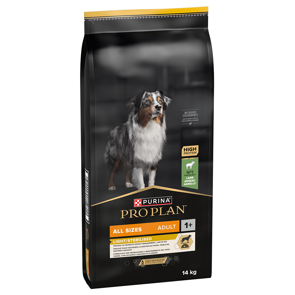 Pro Plan Purina  Bonusbag 10+2 kg / 12+2 kg - All sizes Adult Light Sterilised Lamm (14kg)