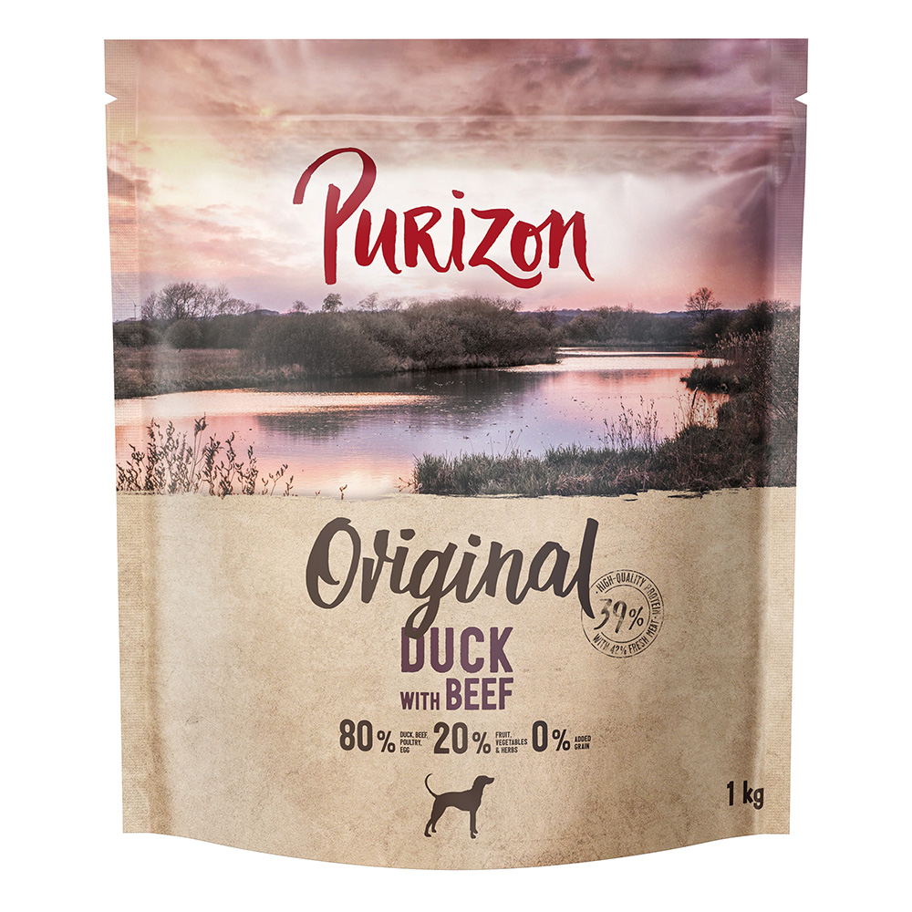 Purizon 1 kg  voor een probeerprijs! - Eend met Rund Adult (1kg)