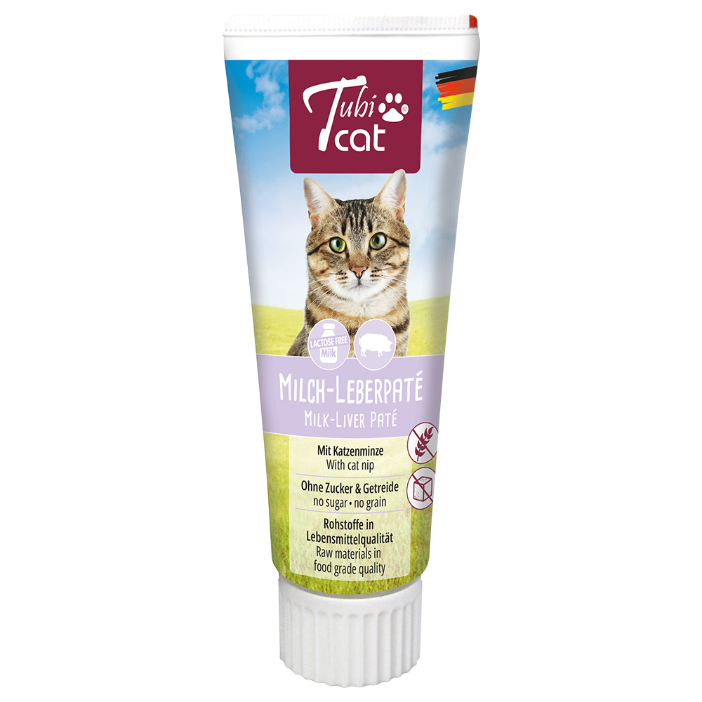 TubiCAT 75g  melkleverpaté met kattenkruid kattensnacks