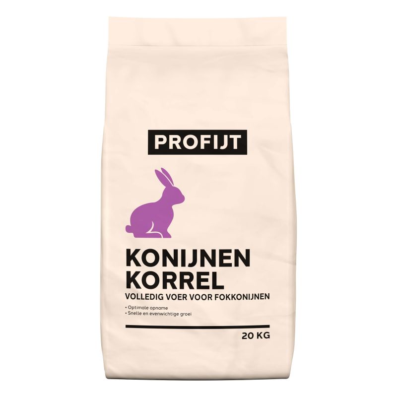 Profijt Groeikorrel Volledig voer voor konijnen - Konijnenvoer