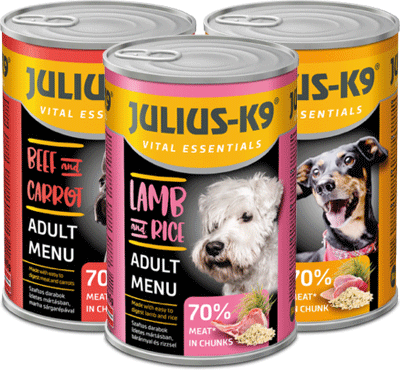 Julius-K9 Proefpakket - Natvoer - 3 x 1240g