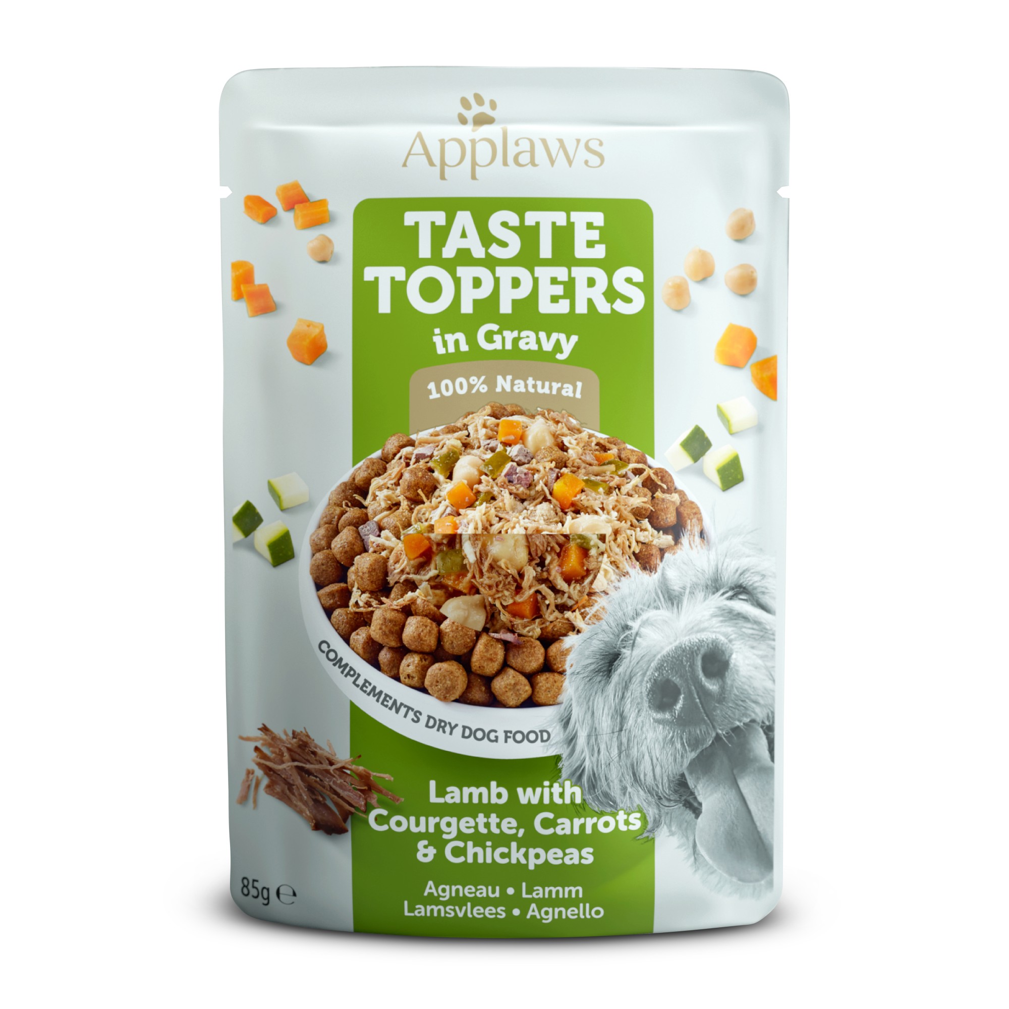 Applaws Dog Taste Toppers Lam met courgette in jus 85 gr. - per 12 stuks