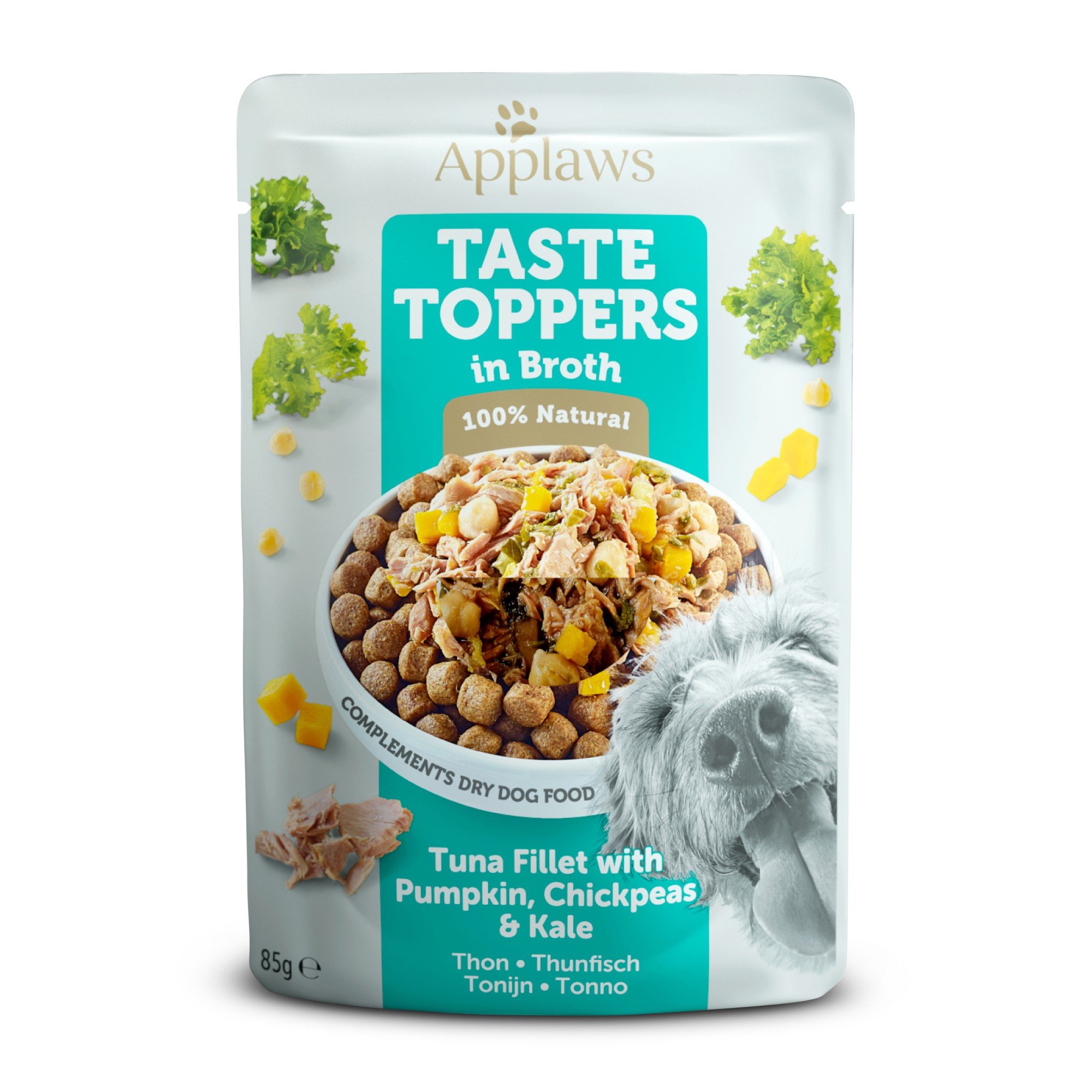 Applaws Dog Taste Toppers Tonijn met pompoen in bouillon 85 gr. - per 12 stuks