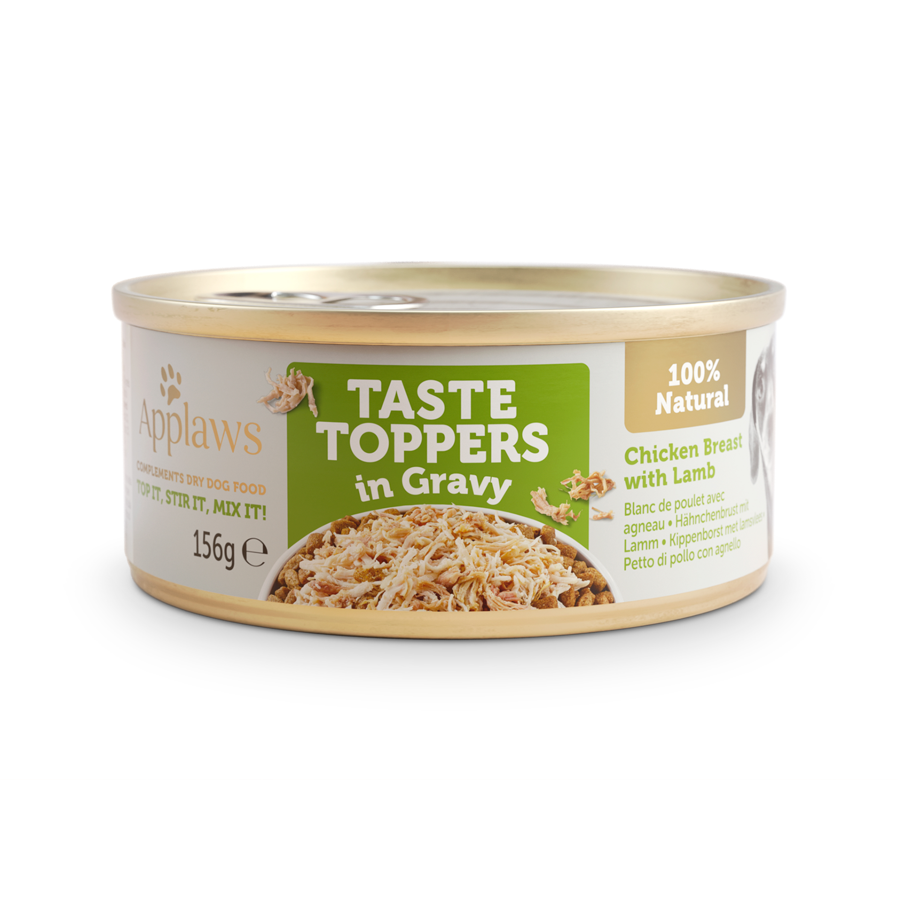 Applaws Dog Taste Toppers Kip met lam in jus 156 gr. - per 12 stuks